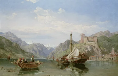 Angera aan het Lago Maggiore